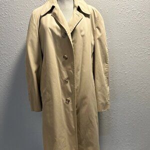 London Fog Women’s Trench Coat Long Double Lined